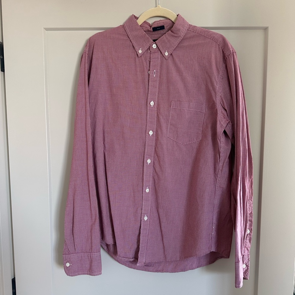 Slim fit button down